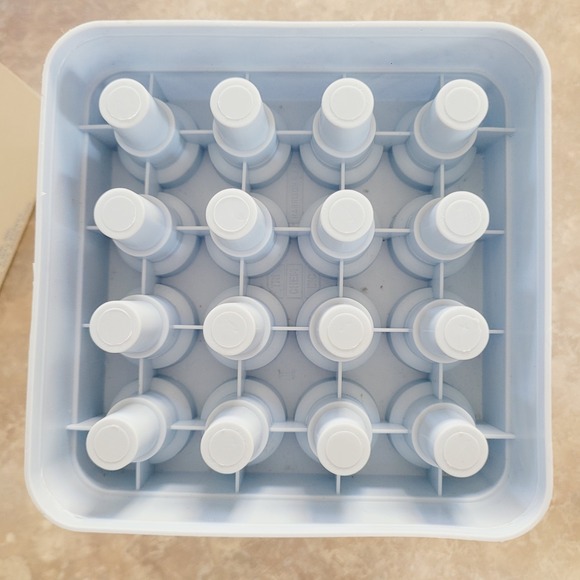 Vintage Tri-Chem Liquid Embroidery Horizon Kit 2 NIB Tubes Butterscotch Burgundy - Picture 5 of 9